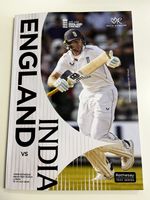 England v India 3rd Test Match programme - Lord’s 10th to 14th July 2025
