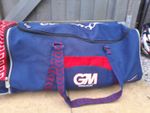 Gunn & Moore GM 707 Cricket Duffle Bag Holdall Navy Blue Red 85L Large Kit Bag