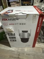 Hikvision 4CH POE NVR 4MP 4XZoom Mini Outdoor PTZ Camera System IR MIC Speaker