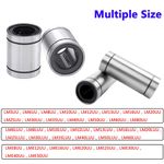 Closed Linear Ball Bearings Bushings for Ø 5-80mm Linear Shafts LM5UU to LM80UU
