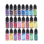 Candle Wax Colour - 24 Colours Liquid Candle Wax Dye for Candle Making - Highly