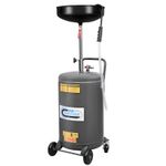 SwitZer 80L Waste Oil Drainer 10L Adjustable Bowl Gravity Drain Tank on Wheels