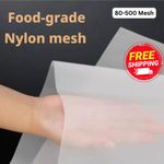 80-500 Mesh Fabric 1 Meter Width Filter Fine Net Material Water Oil Nylon Strain