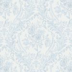 CiCiwind Peel and Stick Wallpaper White Blue Floral Contact 44 x 300 cm,