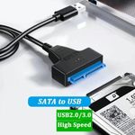 USB 3.0 to 2.5 SATA 3 Hard Drive 22 Pin Adapter Cable UASP Converter For SSD HDD