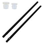 1.6-2.1m Pole Rail Rod Bath Door Heavy Duty Extendable Telescopic Shower Curtain