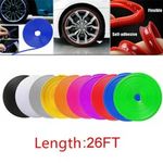 8M Car Wheel Rim Edge Protector Vehicle Tire Guard Sticker Rubber Strip Line