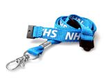 NHS Double Breakaway Lanyard  Free and Quick Postage