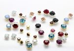 Genuine Preciosa Czech Crystal Chaton MAXIMA Crystals in Setting for Sewing