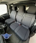 TAILORED SEAT COVERS For RENAULT TRAFIC PANEL VAN 2015 - 2026 FABRIC