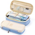 Large Pencil Case Multi Compartment Pen Bag School Stationery Storage Box Kids