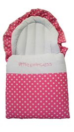 Footmuffs for Boys, Girls, Gender Neutral - Cosytoes Polka Dots - PINK/BLK/BLUE