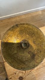 Antique Artillery Shell Casing A Piece of Militaria Or Trench Art Shell, Brass