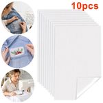 10 PCS Water Soluble Embroidery Paper,(30x21cm) A4 Size Dissolvable Non Woven