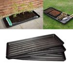 PLASTIC GROW BAG GROWBAG TRAY GARDEN PLANT WATERING TRAYS 1 2 4 5 10 PACK