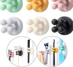Punch Free Silicone Hook for Bathroom Razor Holder Storage Hook Wall Shaving
