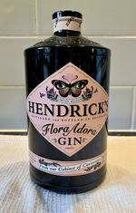 Empty 1 x HENDRICKS 'FLORA ADORA' Gin Bottle 70cl - UPCYCLE CRAFT RECYCLE RARE