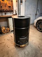 🔥 Sawdust Burning Stove | Wood Shavings Burner | Workshop Garage Farm Heater |