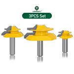 Lock Miter Router Bit 45 Degree Woodworking Joint Glue Cutter 12mm 1/2 Shank