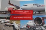 European Cargo A340-600F Aviation Tag | Embroidered Flight Tag + Free Image