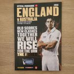 The Ashes England V Australia 2013 cricket programme Trent Bridge 