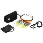 Browning Claymaster Shooting Glasses 4 Lens Pack Trap Clays Hunting 