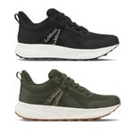 Lemieux Waterproof Trainers in Khaki All Terrain Trainer Moulded Insoles