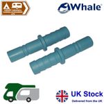 Whale Stem Adaptor for 12mm push-fit to 1/2" (12mm) ID Flexible Hose WU1282