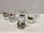 Assorted Miniature Beer Glasses Souvenir Collectable Vintage Job Lot