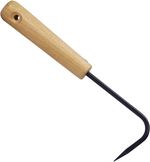 ROOS Gardening Hook Wooden Handle Iron Hook Bonsai Tool