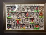 Limited edition 20 of 20 photographic montage Liverpool FC heroes of the 80s 