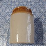 Antique GLAZED STONEWARE POT /VASE Vintage Storage Jar Great condition 