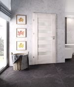 Internal doors set with the adjustable frame and handles, quick delivery