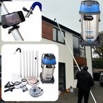 Gutter Cleaning Kit with Extension Poles & 3000W Wet Dry Vacuum Cleaner & Camera