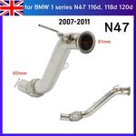 STAINLESS STEEL EXHAUST for BMW 3 series N47 316d, 318d 320d E90 SALES UK