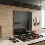 Glass Splashback Kitchen Wall Protector Cooker Hob Splash Back Pre Drilled Holes