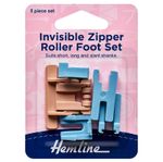 2 x Zipper Foot: Roller Set: Invisible - Multi Buy (£9.00 each)