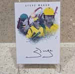 Futera FX Cricket 2026 Steve Waugh Australia  CMDA10 On Card Auto Numbered 08/09