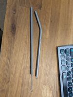 Titanium EDC Set straws