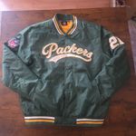 NFL Greenbay Packers Primark Varsity Baseball Bomber Jacket. Size L In VGC