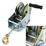 Hand Winch Boat Caravan Car Trailer 1200Lb With 20m Cable