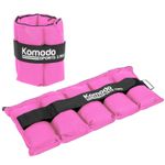 Pink Adjustable ANKLE WEIGHTS Max 5kg Removable 2.5kg Each Weighted Running Set