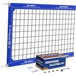Professional Volleyball Net,Official Size 32×3.3FT,Equipped with Double Blue