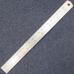 Stainless Steel Ruler 8 inch Imperial 20cm Metric Steel Ruler Inches DIY Rule