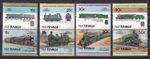 TUVALU NUI 1984 Loco 100 Locomotives Set of 8 in Pairs MNH