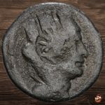 Ancient Greek Coin - Cilicia Tarsos (164-27 BC) Tyche SELEUCID COUNTERMARK @i328