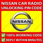 ✅NISSAN RADIO CODE CAR CODES MICRA NOTE QASHQAI ALMERA JUKE CONNECT | EXPRESS✅
