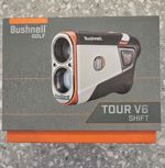 Brand New Bushnell Tour V6 Shift Laser Golf Rangefinder Grey Orange Free Postage