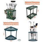 GARDEN TOOL STORAGE RACK CADDY HOLDER GARDENING SHED EQUIPMENT STORE ORGANISER