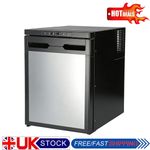 Silver 50L 12V 24V Compressor Fridge Freezer BT APP Camper Van Caravan Motorhome